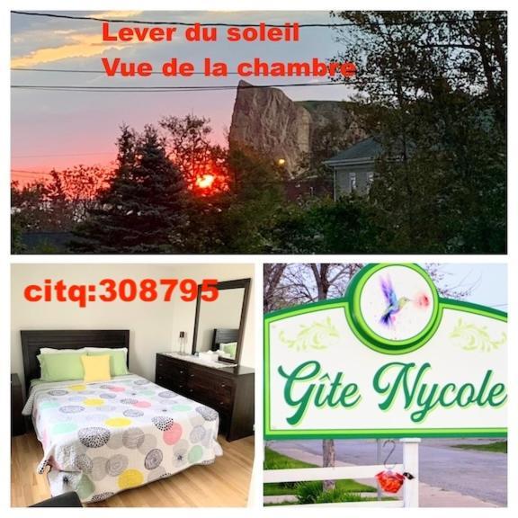 Gite Nycole Percé Exterior foto